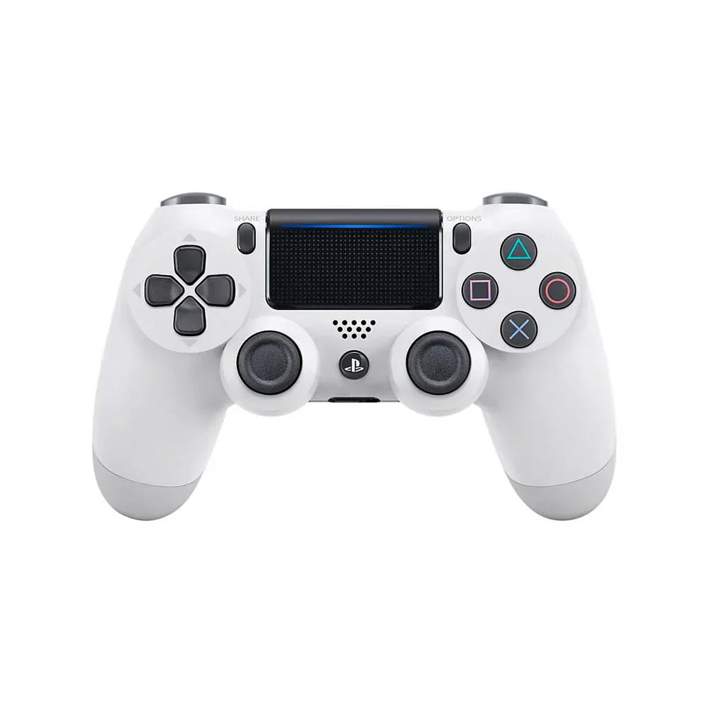 Manette de jeu sans fil compatible PS4 et PC - Blanche