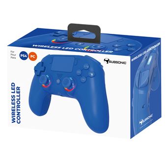 Manette sans fil Subsonic Bleu